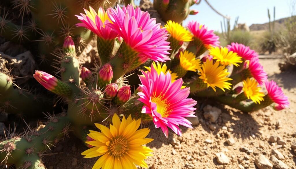 Barrel Cactus Flowers