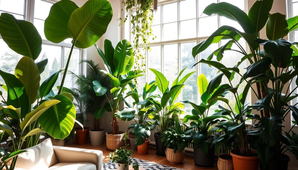 Large indoor plants