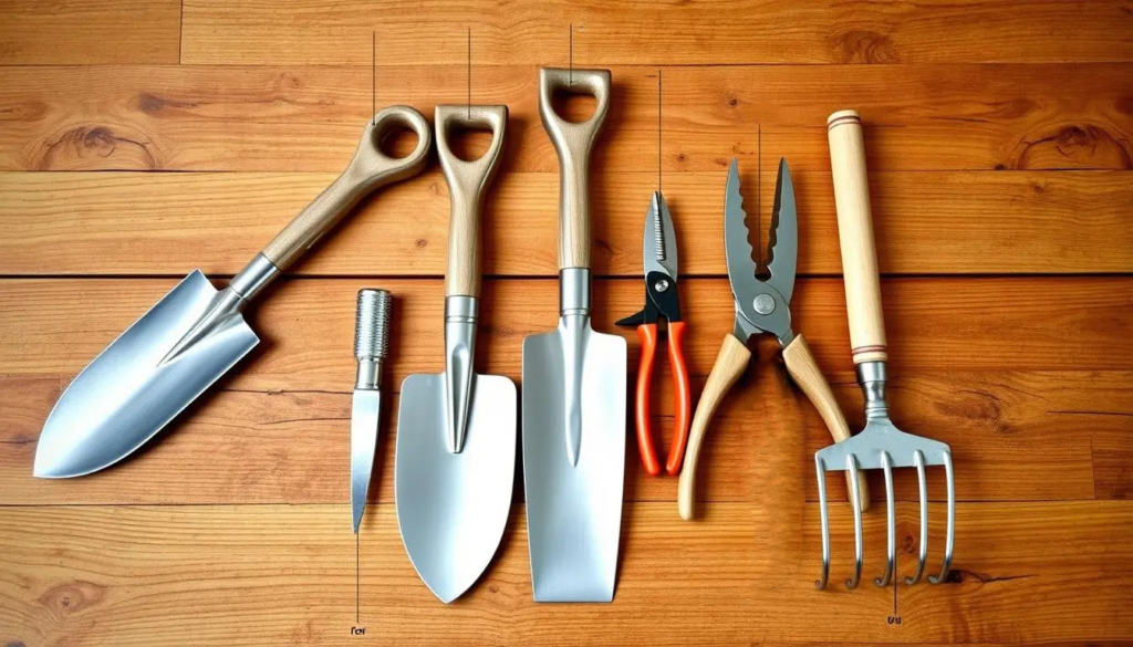 gardening tools drawing step by step,Handle Types and Structures