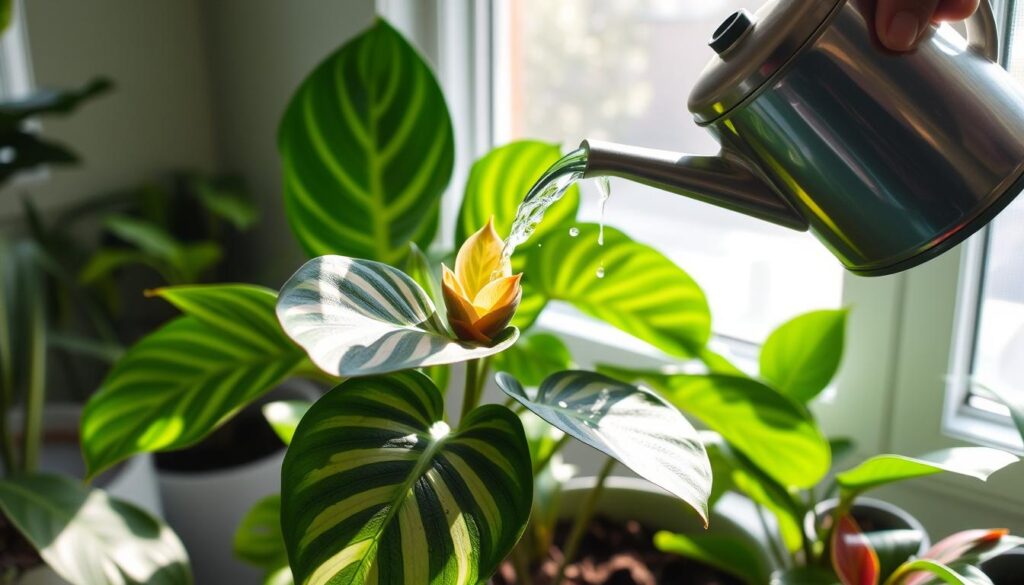 calathea watering