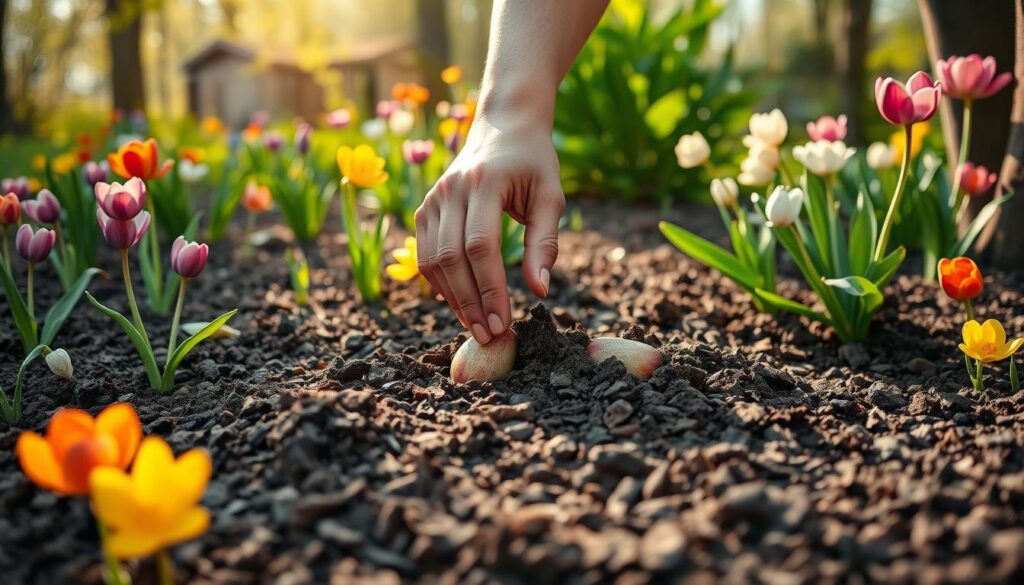 flower bulb planting