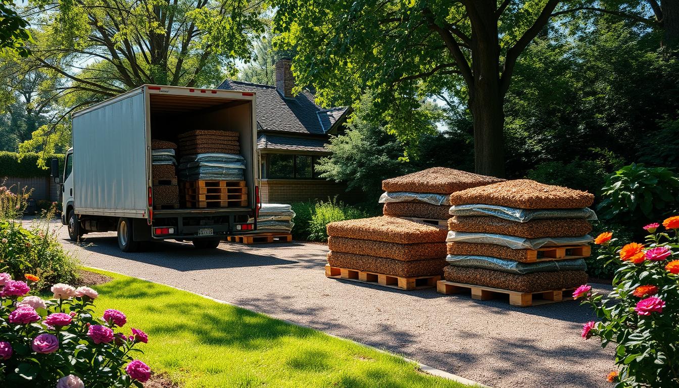 how much is a pallet of mulch delivered