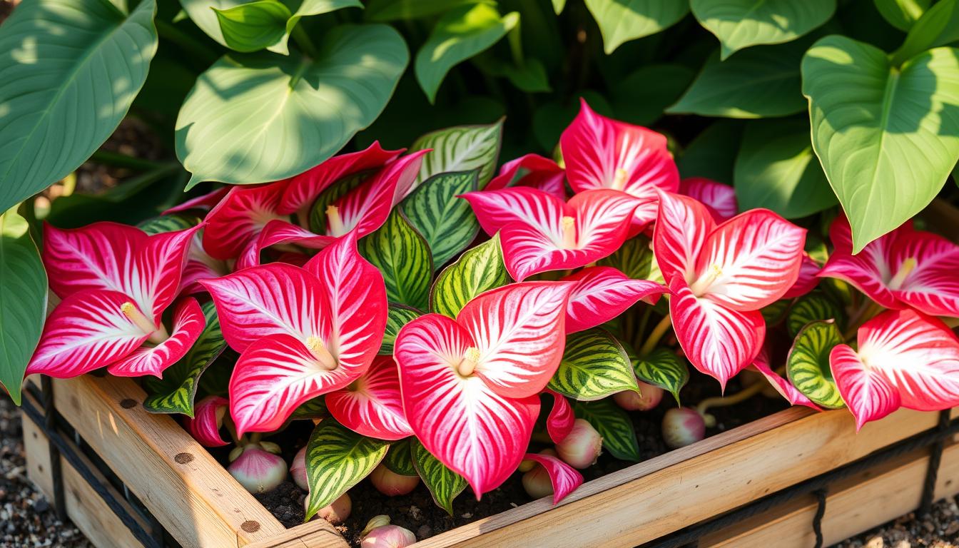 how to store caladium bulbs 9b in florida