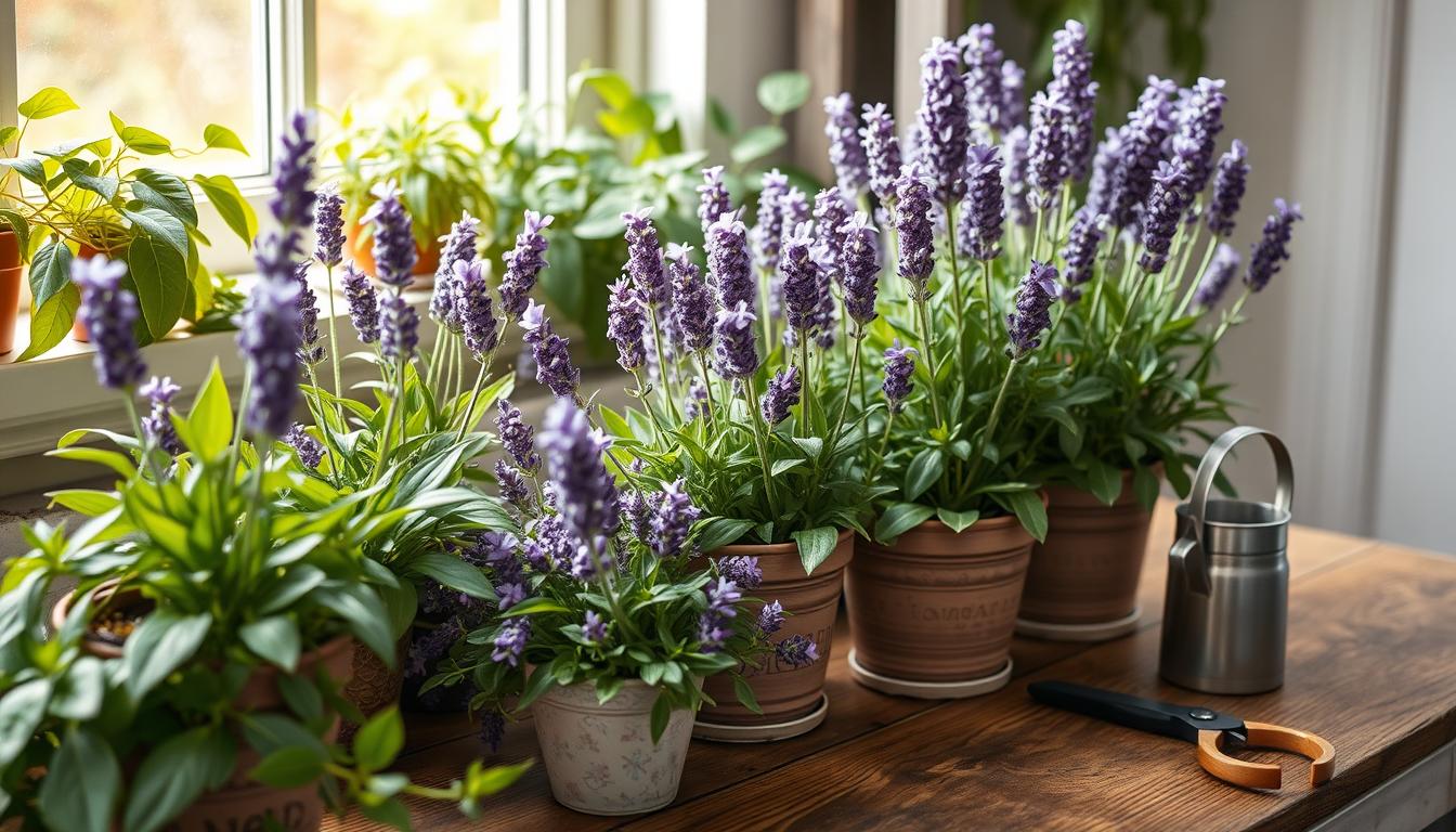 indoor lavender plant