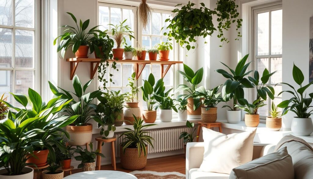 indoor plant placement