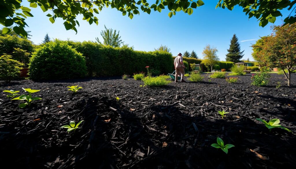 mulch application