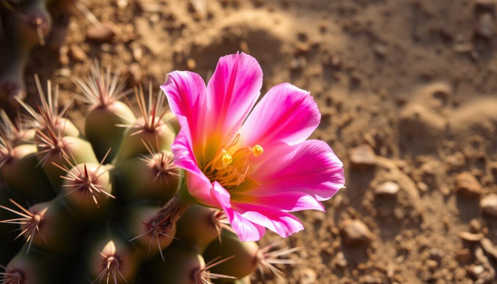 pink cactus flower