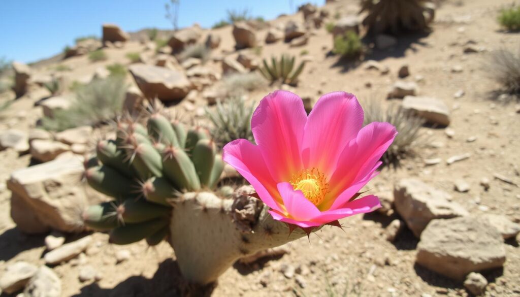 prickly pear bloom