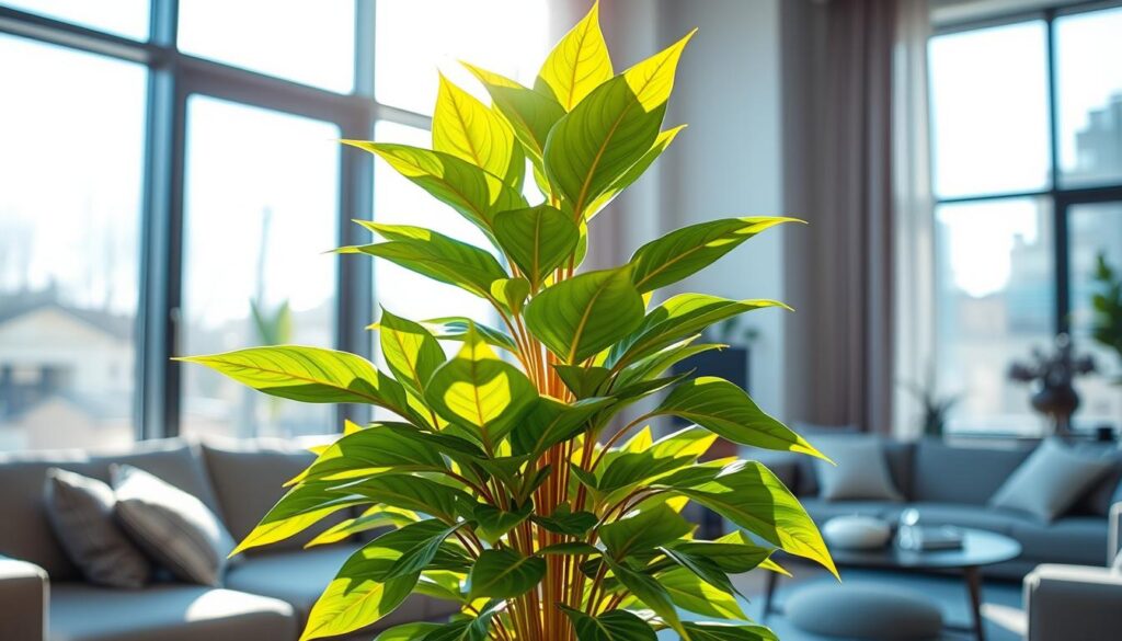 tall indoor plant