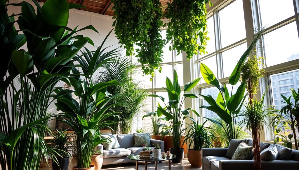 tall indoor plants