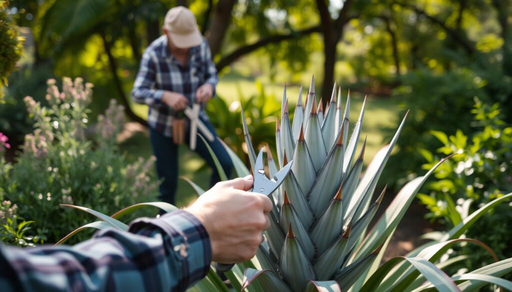 yucca pruning