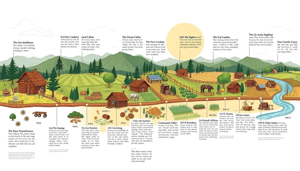 Homesteading History Timeline