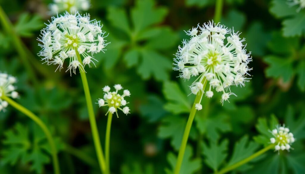 Cilantro Flower Inflorescence